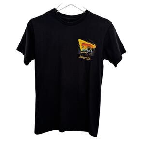 In-N-Out burger T-shirt men's small 70th Anniversary graphic crew black unisex